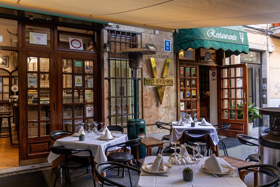 Fachada historica de Restaurante Valencia
